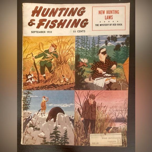 Hunting & Fishing No. 9 September 1952 - Dan Siculan cover - Mystery of Red Rock - Picture 7 of 7
